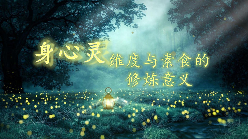 身心灵维度素食的修炼意义